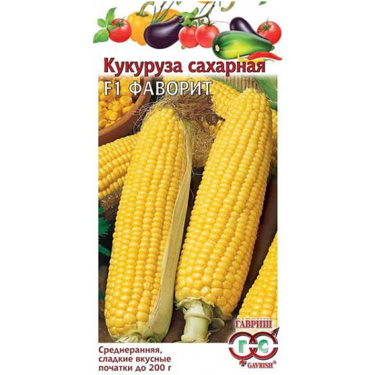 Кукуруза Фаворит F1 сахарная Кукуруза Фаворит F1 сахарная