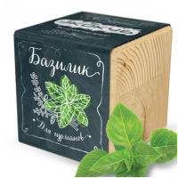Экокуб "Базилик" (сувенирный семенной материал)