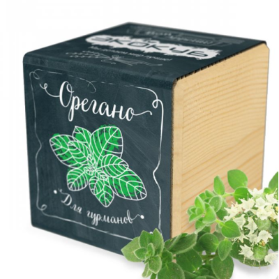Экокуб "Орегано" (сувенирный семенной материал)