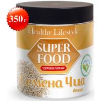 Семена чиа белые в банке (Healthy Lifestyle)