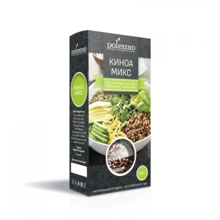 Киноа смесь 200 г (Polezzno) Киноа смесь 200 г (Polezzno)