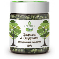 Хлорелла & Спирулина в таблетках 100 г (Оргтиум)