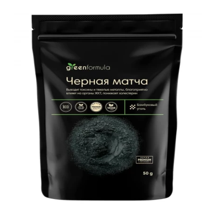 Черная матча 50 г (GreenFormula) Черная матча 50 г (GreenFormula)