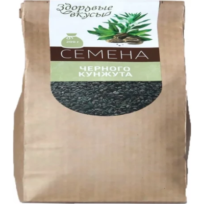 Семена черного кунжута 200 г (Вкусы здоровья)