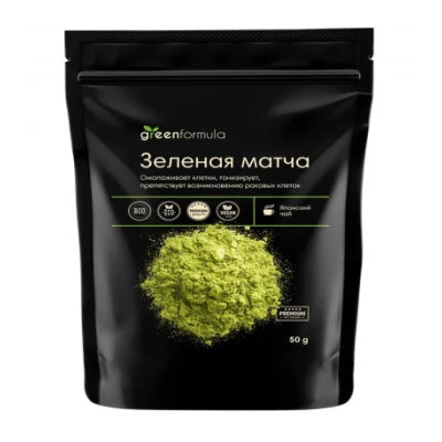 Японский зеленый чай матча 50 г (GreenFormula)