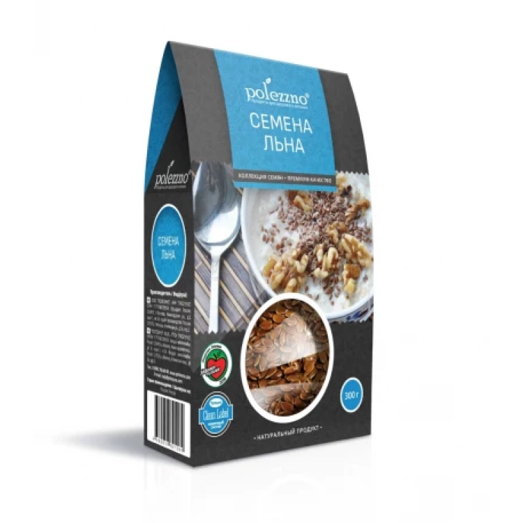 Семена льна Polezzno 300 г Семена льна Polezzno 300 г