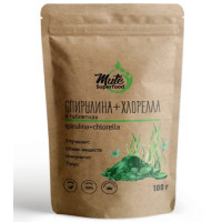 Спирулина и Хлорелла в таблетках 100 г (MUTE SUPERFOOD)