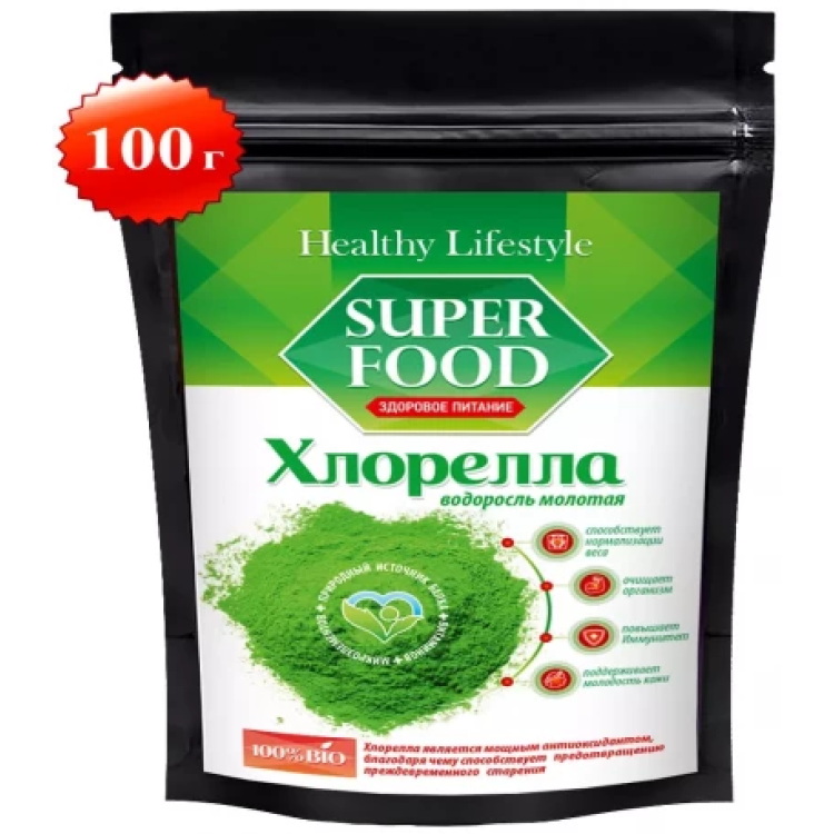 Хлорелла водоросль порошок (Healthy Lifestyle) Хлорелла водоросль порошок (Healthy Lifestyle)