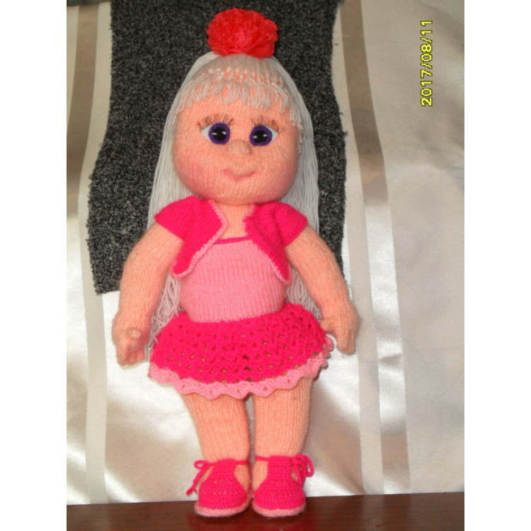 кукла Роза связанна спицами кукла Роза связанна спицами