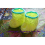 Вязаные пинетки для малыша Вязаные пинетки для малыша