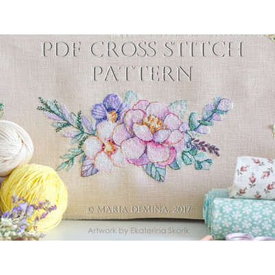 В��лшебный акварельный букетик