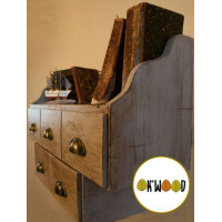 Полка навесная Шебби шик