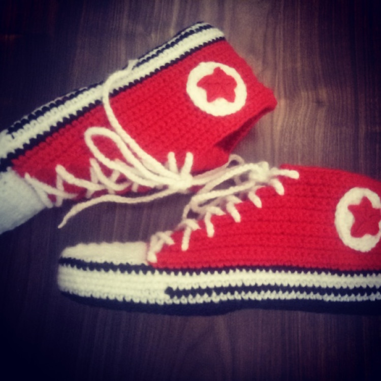 Носки кеды конверсы красные Носки кеды конверсы красные