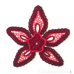 Мастер класс по вязанию авторского элемента Цветок 3 для ирландского кружева Мастер класс по вязанию авторского элемента Цветок 3 для ирландского кружева