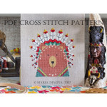 Медвевождь - схема для вышивки крестом Медвевождь - схема для вышивки крестом