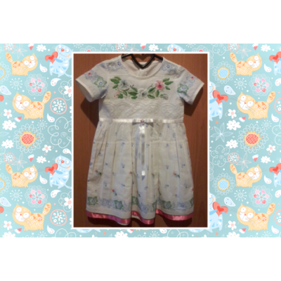 Вышитая картина Веселый гном