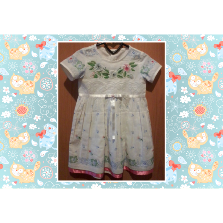 Детское платье с вышивкой Детское платье с вышивкой