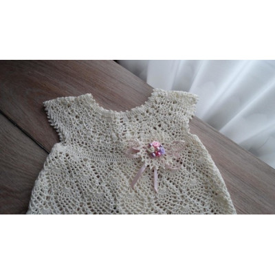 Платье для девочки ��рючком