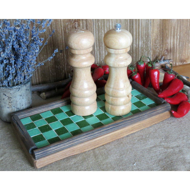 Подставка для специй с керамической мозаикой Лето Подставка для специй с керамической мозаикой Лето