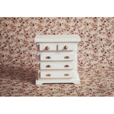 Комодик в спальню для кукол 15 см