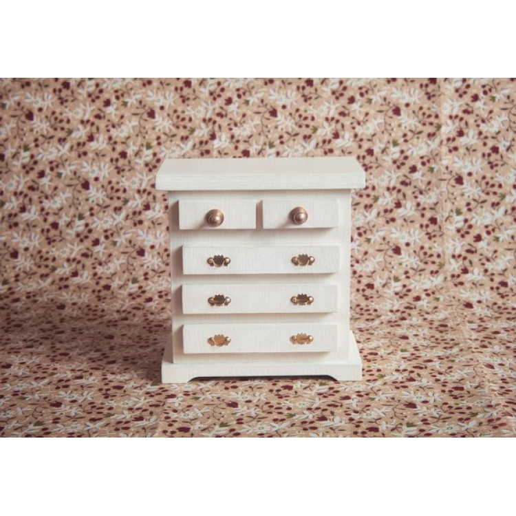 Комодик в спальню для кукол 15 см Комодик в спальню для кукол 15 см