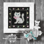 Авторская схема для вышивки крестом Котик Авторская схема для вышивки крестом Котик