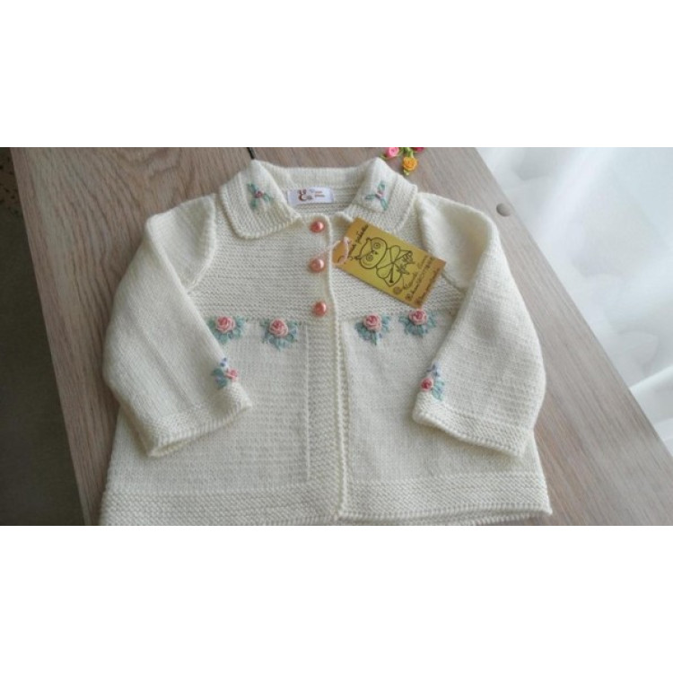 Жакет для девочки спицами Жакет для девочки спицами