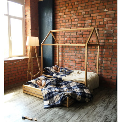 КРОВАТЬ-ДОМИК ДЛЯ ДВОИХ ДЕТЕЙ