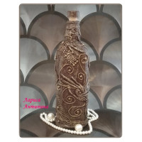 Декоративная бутылка в подарок