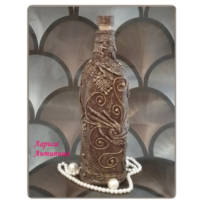 Декоративная бутылка в подарок