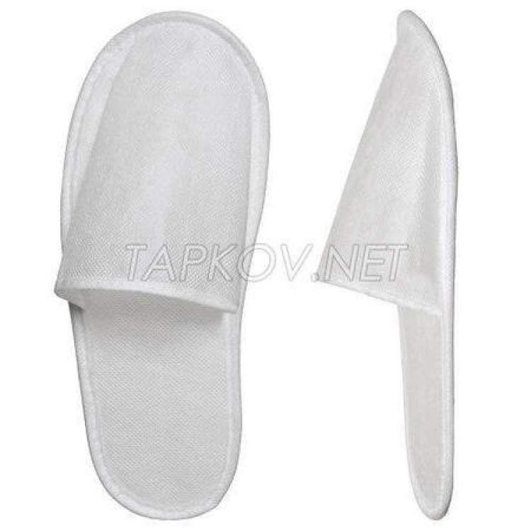 Одноразовые тапочки с закрытым мысом Одноразовые тапочки с закрытым мысом