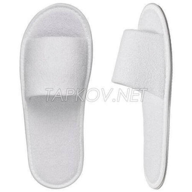 Белые тапочки на жесткой подошве Белые тапочки на жесткой подошве
