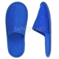 Цветные одноразовые махровые тапочки