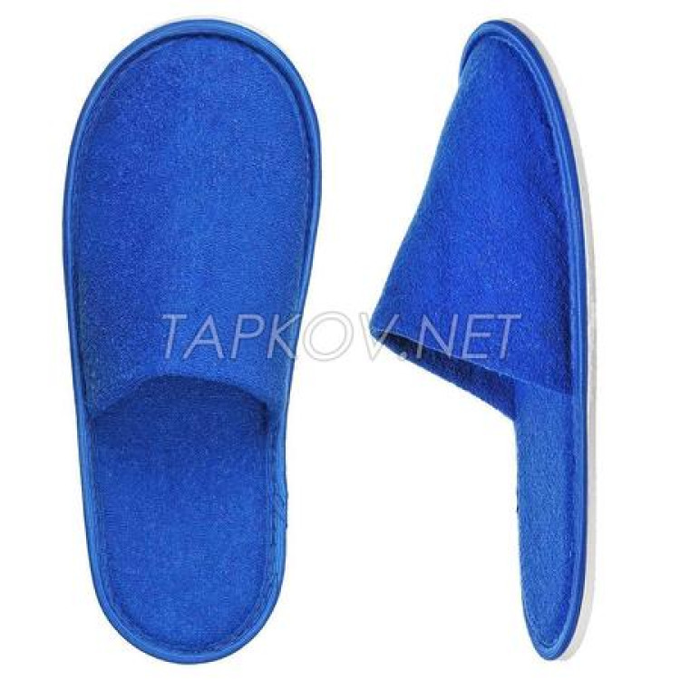 Цветные одноразовые махровые тапочки Цветные одноразовые махровые тапочки